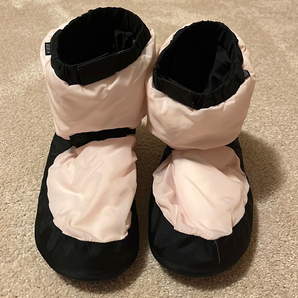 Bloch Ballet Booties in Candy Pink - Women’s Dance Warmup Boots, Size L